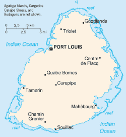 Mauritius Map